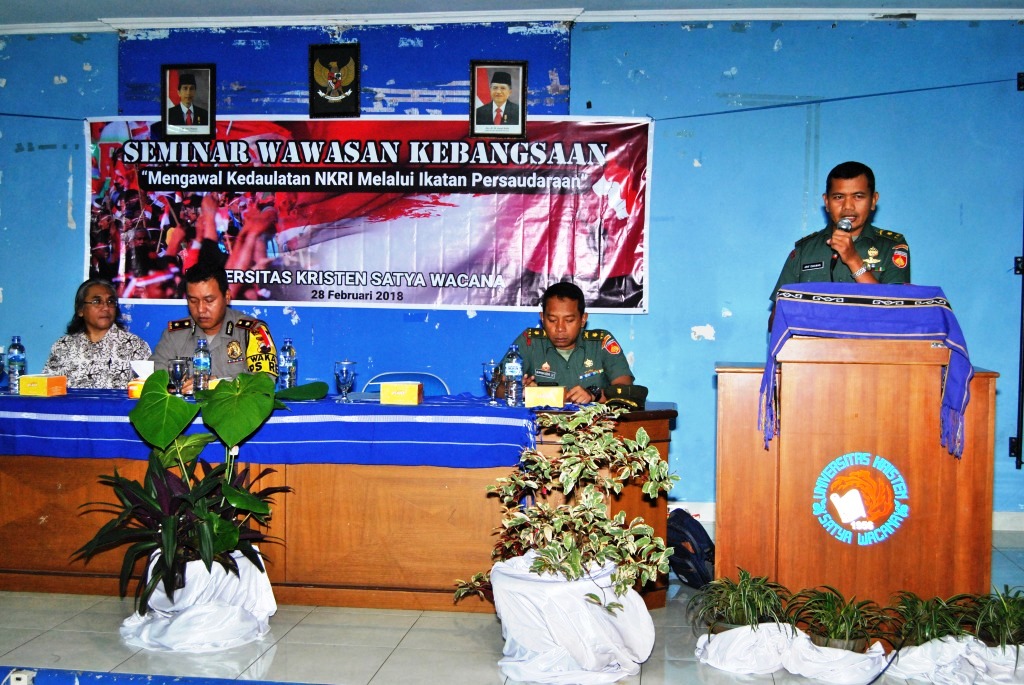 Pasiterrem 073/Makutarama Mayor Inf Arif Berikan Seminar Tentang Wawasan Kebangsaan